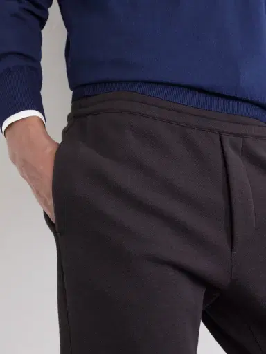 Zegna Straight-Leg Honeycomb-Knit Cotton, Wool and Silk-Blend Sweatpants - Men | Thumbnail 5