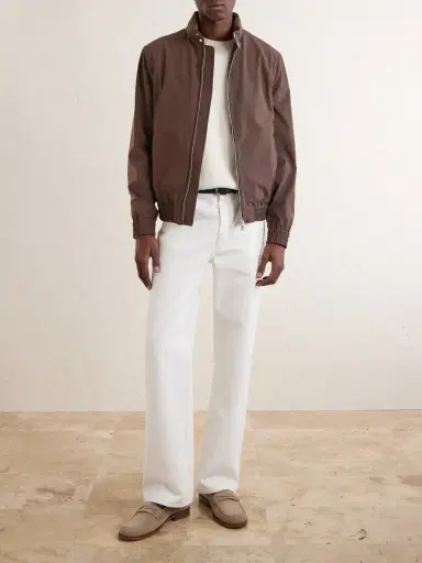 Brunello Cucinelli Shell Hooded Harrington Jacket - Men | Thumbnail 2 Brunello Cucinelli Shell Hooded Harrington Jacket - Men | Thumbnail 2