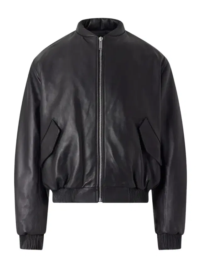 Leather Bomber Jacket - Men