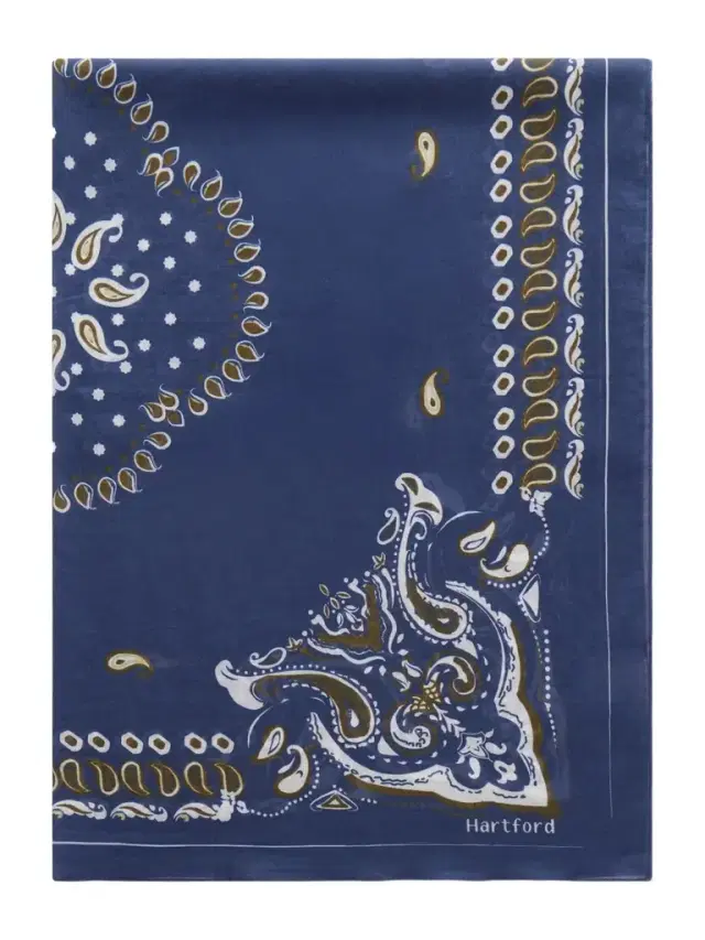 Bandana-Print Cotton-Voile Scarf - Men