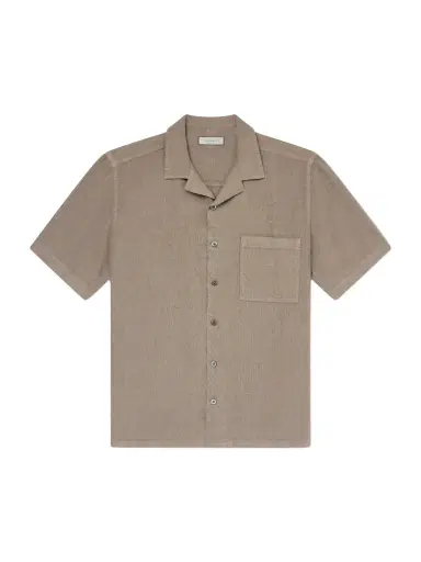 Canali Camp-Collar Linen Shirt - Men | Thumbnail 1