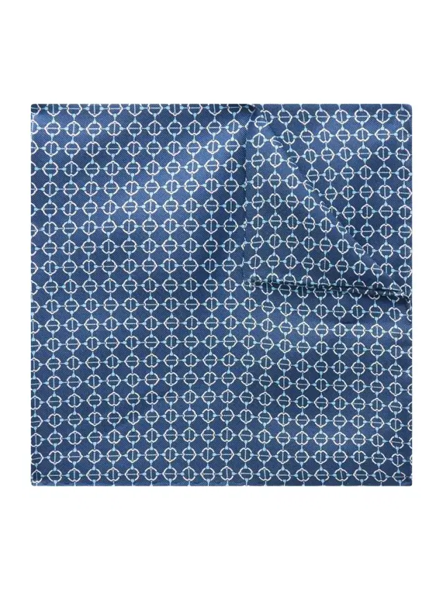 De Petrillo Printed Silk-Twill Pocket Square - Men