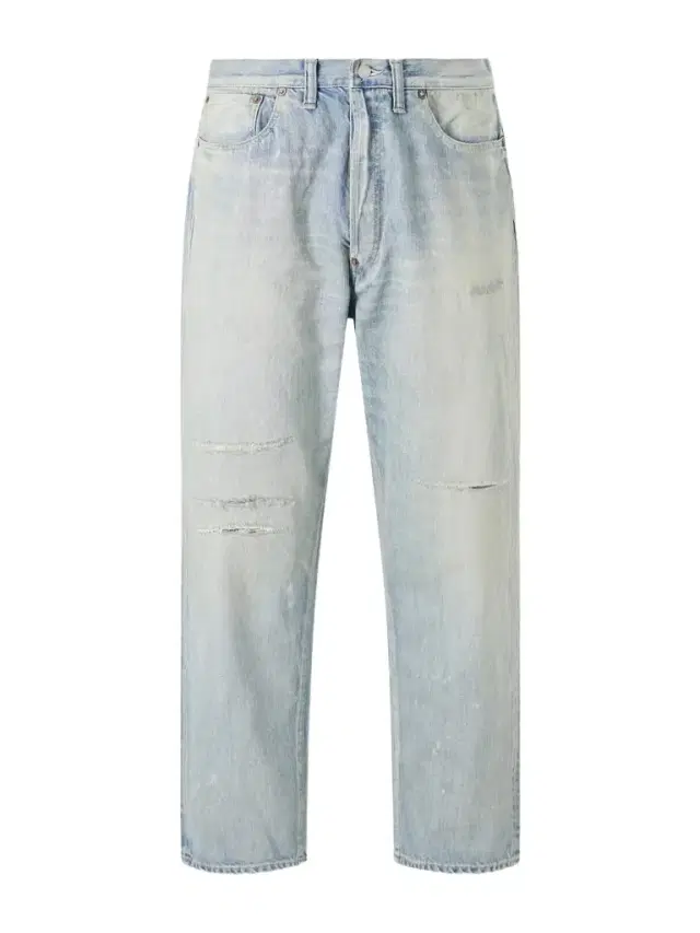No.37 Wide-Leg Distressed Jeans - Men
