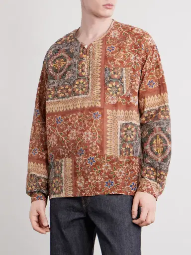 Visvim Bandana-Print Cotton-Voile Shirt - Men | Thumbnail 3