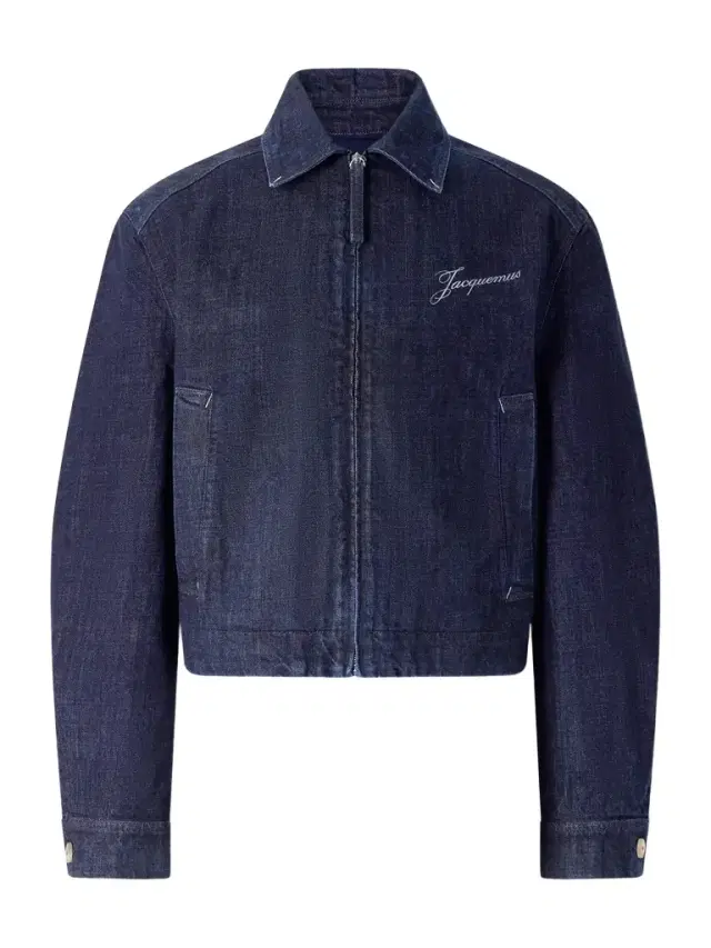 Jacquemus La Veste De-Nîmes Logo-Embroidered Denim Jacket - Men