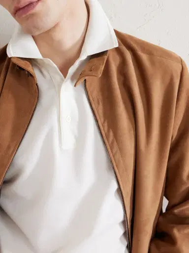 Canali Cotton-Piqué Polo Shirt - Men | Thumbnail 5 Canali Cotton-Piqué Polo Shirt - Men | Thumbnail 5