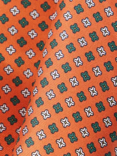 De Petrillo Printed Silk-Twill Pocket Square - Men | Thumbnail 4 De Petrillo Printed Silk-Twill Pocket Square - Men | Thumbnail 4