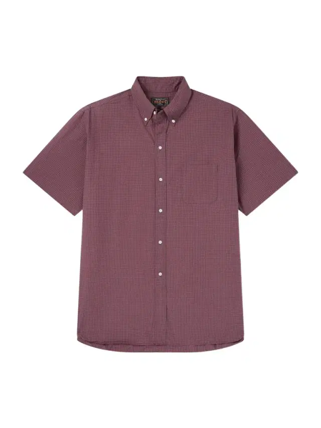 Button-Down Collar Checked Cotton Shirt - Men