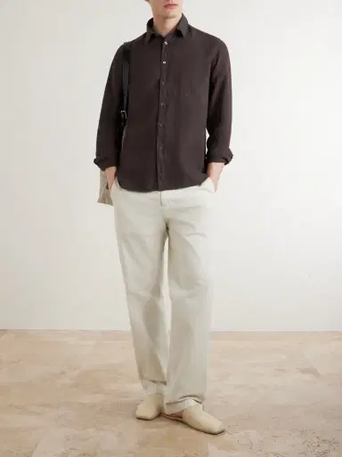 Canali Linen Shirt - Men | Thumbnail 2 Canali Linen Shirt - Men | Thumbnail 2