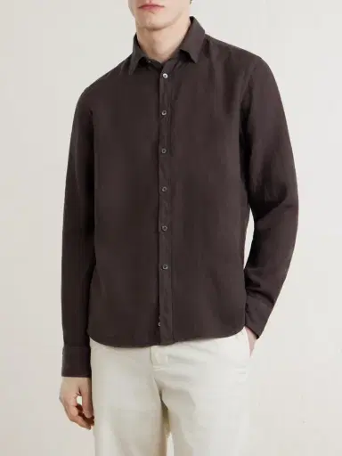 Canali Linen Shirt - Men | Thumbnail 3 Canali Linen Shirt - Men | Thumbnail 3