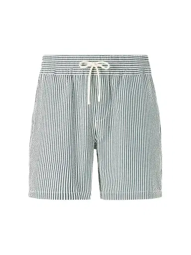 Portuguese Flannel Atlantico Straight-Leg Striped Cotton-Seersucker Shorts - Men | Thumbnail 1 Portuguese Flannel Atlantico Straight-Leg Striped Cotton-Seersucker Shorts - Men | Thumbnail 1