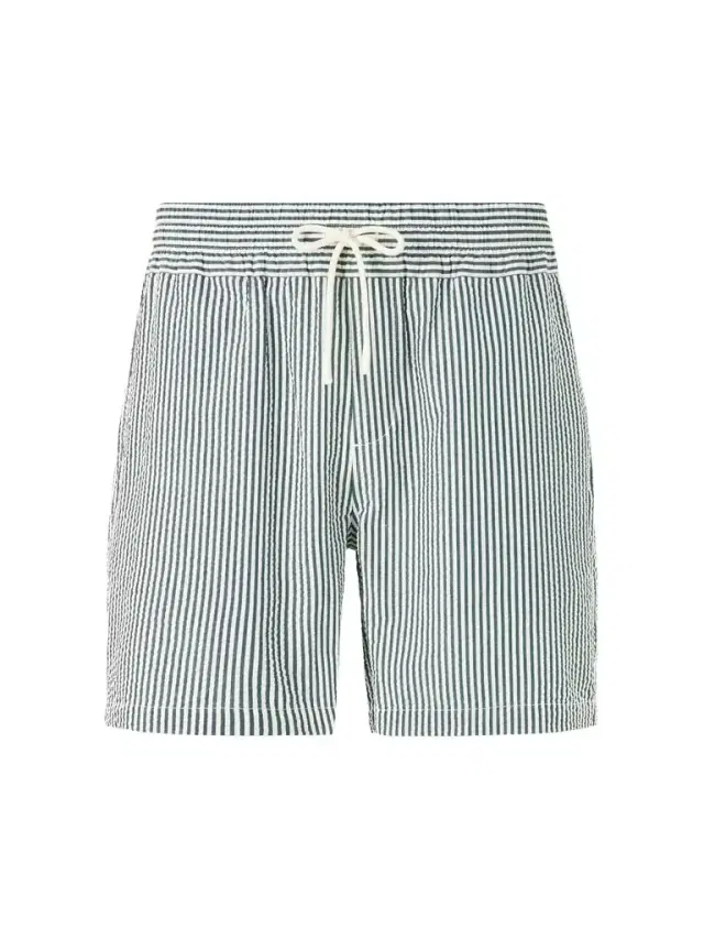 Portuguese Flannel Atlantico Straight-Leg Striped Cotton-Seersucker Shorts - Men