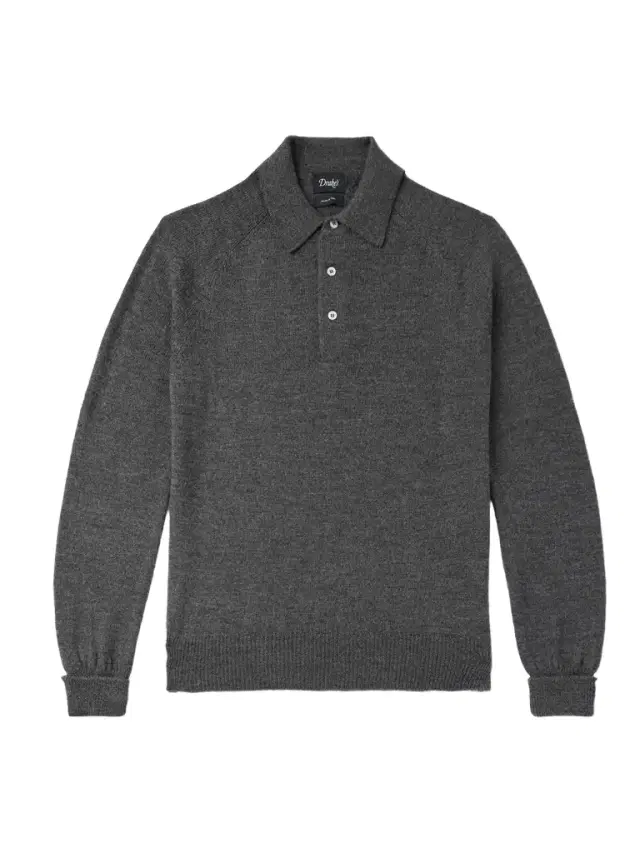 Wool Polo Shirt - Men