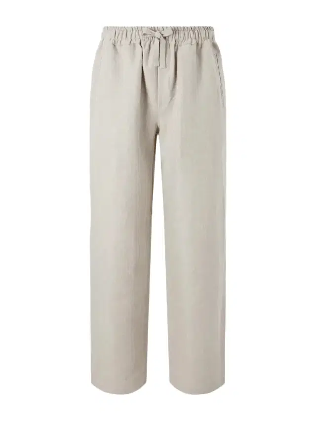 Straight-Leg Linen Trousers - Men