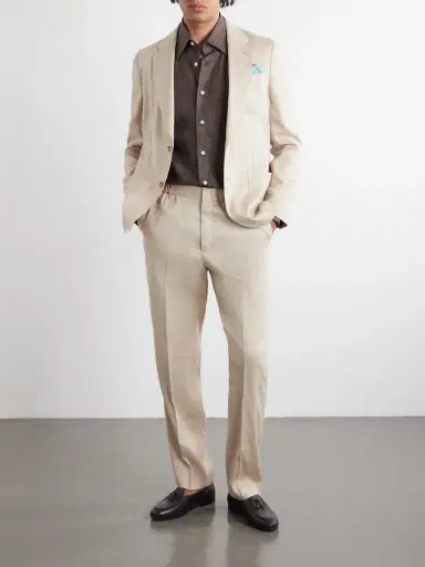 Thom Sweeney Linen Shirt - Men | Thumbnail 2