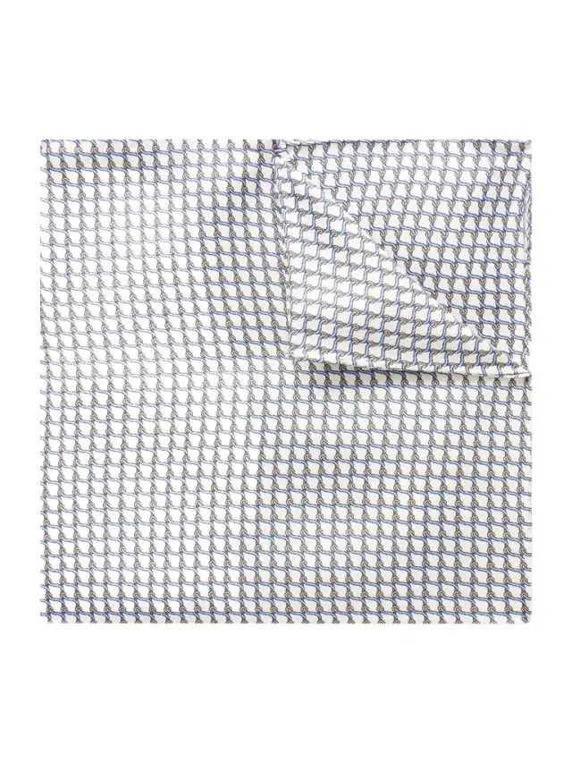 De Petrillo Printed Silk-Twill Pocket Square - Men
