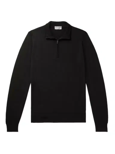 John Smedley Tapton Slim-Fit Merino Wool Half-Zip Sweater - Men | Thumbnail 1
