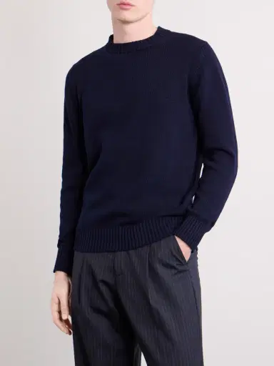 William Lockie Knitted Cotton Sweater - Men | Thumbnail 3 William Lockie Knitted Cotton Sweater - Men | Thumbnail 3