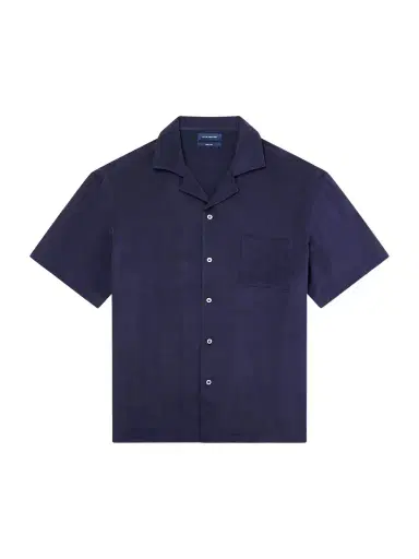Thom Sweeney Camp-Collar Silk Shirt - Men | Thumbnail 1 Thom Sweeney Camp-Collar Silk Shirt - Men | Thumbnail 1