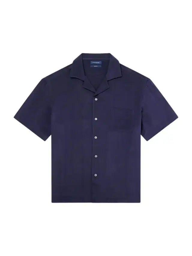 Camp-Collar Silk Shirt - Men