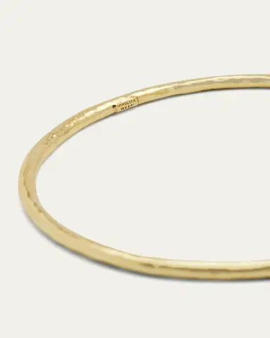 Ippolita Small Hammered Bangle in 18K Gold | Thumbnail 4