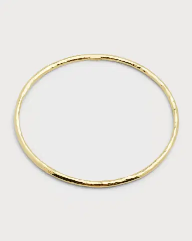 Ippolita Small Hammered Bangle in 18K Gold | Thumbnail 6