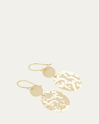 Ippolita Crinkle Hammered Crazy 8 Earrings in 18K | Thumbnail 3