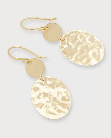 Ippolita Crinkle Hammered Crazy 8 Earrings in 18K | Thumbnail 6