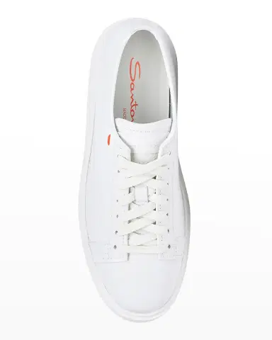 Santoni Anginal Low-Top Leather Sneakers | Thumbnail 6
