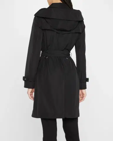 Burberry Kensington Double-Breasted Trench Coat with Detachable Hood | Thumbnail 2 Burberry Kensington Double-Breasted Trench Coat with Detachable Hood | Thumbnail 2