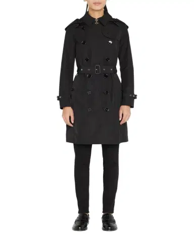 Burberry Kensington Double-Breasted Trench Coat with Detachable Hood | Thumbnail 1 Burberry Kensington Double-Breasted Trench Coat with Detachable Hood | Thumbnail 1