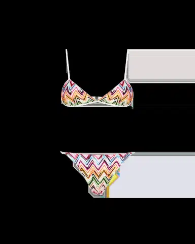 Missoni Chevron Crochet Two-Piece Swimsuit | Thumbnail 2