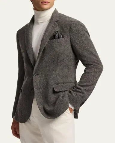 Ralph Lauren Purple Label Hadley Hand-Tailored Cashmere Jacket | Thumbnail 4