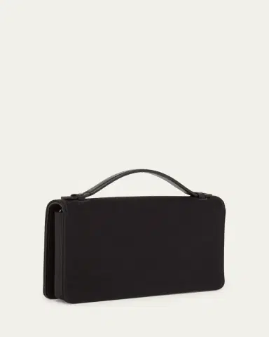 Valentino Garavani Crystal VLogo Satin Top-Handle Bag | Thumbnail 3 Valentino Garavani Crystal VLogo Satin Top-Handle Bag | Thumbnail 3