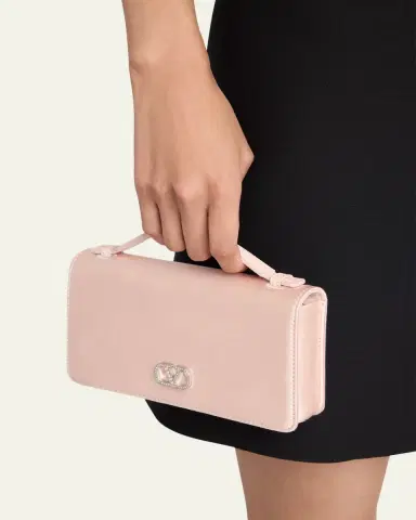 Valentino Garavani Crystal VLogo Satin Top-Handle Bag | Thumbnail 7 Valentino Garavani Crystal VLogo Satin Top-Handle Bag | Thumbnail 7