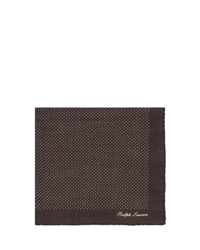 Pin Dot Cashmere-Silk Pocket Square