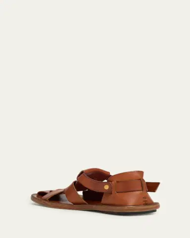 Versace Men's Leather Sandals | Thumbnail 4 Versace Men's Leather Sandals | Thumbnail 4