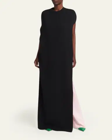 Tom Ford Backless Cape Straight-Leg Jumpsuit | Thumbnail 2 Tom Ford Backless Cape Straight-Leg Jumpsuit | Thumbnail 2
