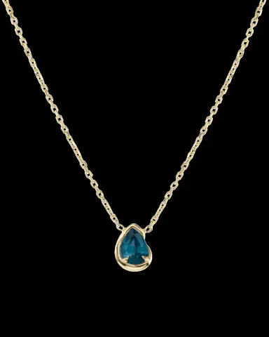 Aaryah BB Thelma Teal Sapphire Necklace | Thumbnail 2 Aaryah BB Thelma Teal Sapphire Necklace | Thumbnail 2