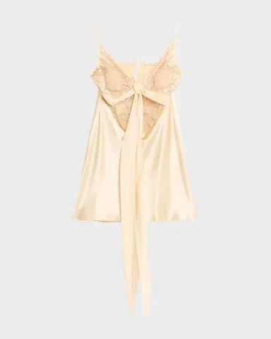Wiederhoeft Blumen Embroidered Satin Mini Slip Dress | Thumbnail 6 Wiederhoeft Blumen Embroidered Satin Mini Slip Dress | Thumbnail 6