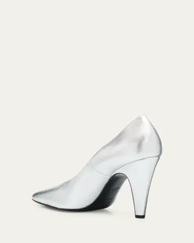 Alaïa 90mm Metallic Leather Pumps | Thumbnail 2 Alaïa 90mm Metallic Leather Pumps | Thumbnail 2