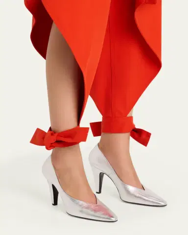 Alaïa 90mm Metallic Leather Pumps | Thumbnail 7 Alaïa 90mm Metallic Leather Pumps | Thumbnail 7