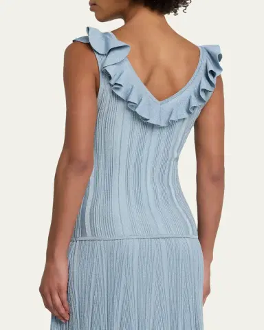 Zimmermann Aster Metallic Frill Top | Thumbnail 3