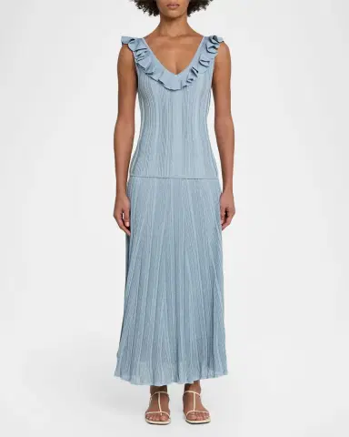 Zimmermann Aster Metallic Frill Top | Thumbnail 6