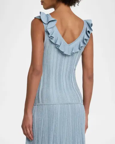Zimmermann Aster Metallic Frill Top | Thumbnail 7