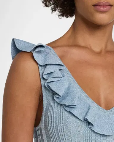 Zimmermann Aster Metallic Frill Top | Thumbnail 9