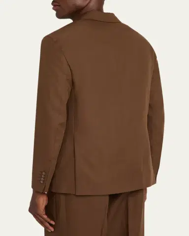 OFFICINE GÉNÉRALE Men's Michel Relaxed Single-Breasted Jacket | Thumbnail 3 OFFICINE GÉNÉRALE Men's Michel Relaxed Single-Breasted Jacket | Thumbnail 3