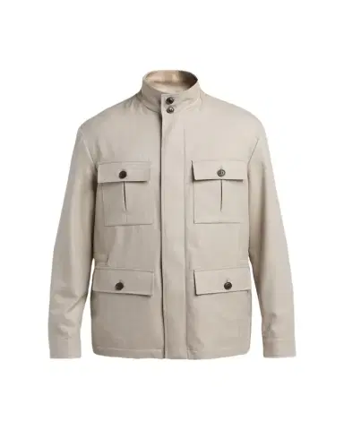 Zegna Men's Wool Field Jacket | Thumbnail 1 Zegna Men's Wool Field Jacket | Thumbnail 1