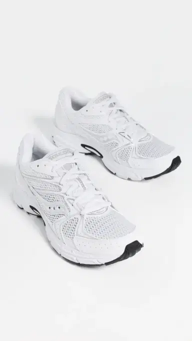 SAUCONY Ride Millennium Sneakers White/Silver | Thumbnail 5 SAUCONY Ride Millennium Sneakers White/Silver | Thumbnail 5