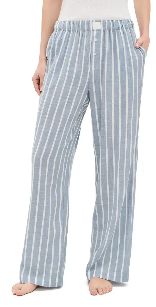 Eberjey Nautico Boxer Pants Classic tripe late Blue